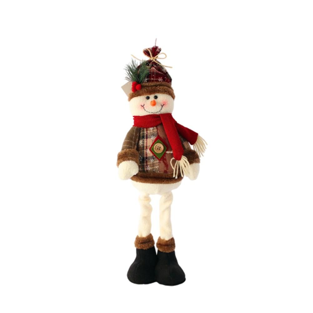 Christmas Figurine Snowman Reindeer Decor Festive Atmosphere Enhancer