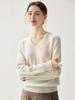 Women's Cashmere V-neck Sweater - 2026 Autumn/Winter Stylish Elegant Warm Loose Fit Pullover