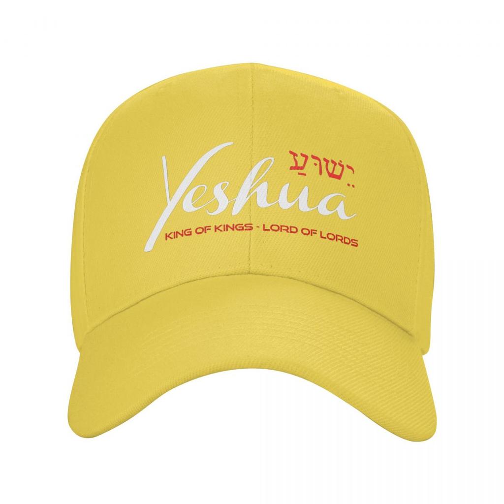 Hebräisch Jesus Christus Yeshua König der Könige Herr der Herren Baseballkappen Snapback Unisex Hüte Kappe Streetwear Baseballmütze Casquette