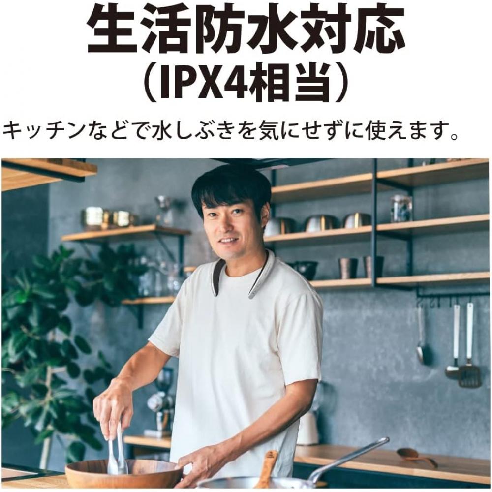 Sharp Welable Neck Speaker An Sc1 S aquoS Sound Partner Amazon Alexa Bluetooth Waterproof For Life Silver