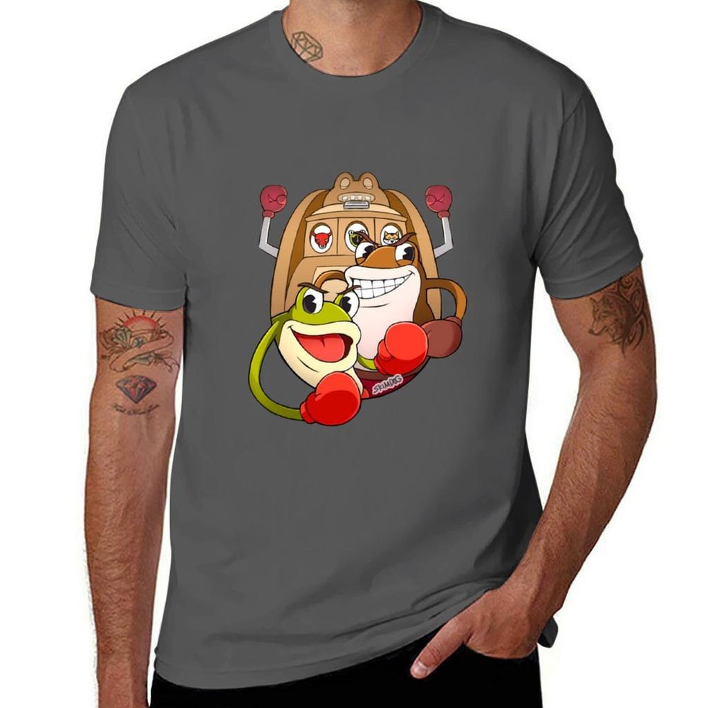 Ribby and Croaks T-Shirt T Shirt Man Plain Man T Shirt Cotton High Quality T-Shirt