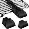 Wrench Organizer Plastic Space Saving Multifunctional Modular Wrench Storage Organizer Black