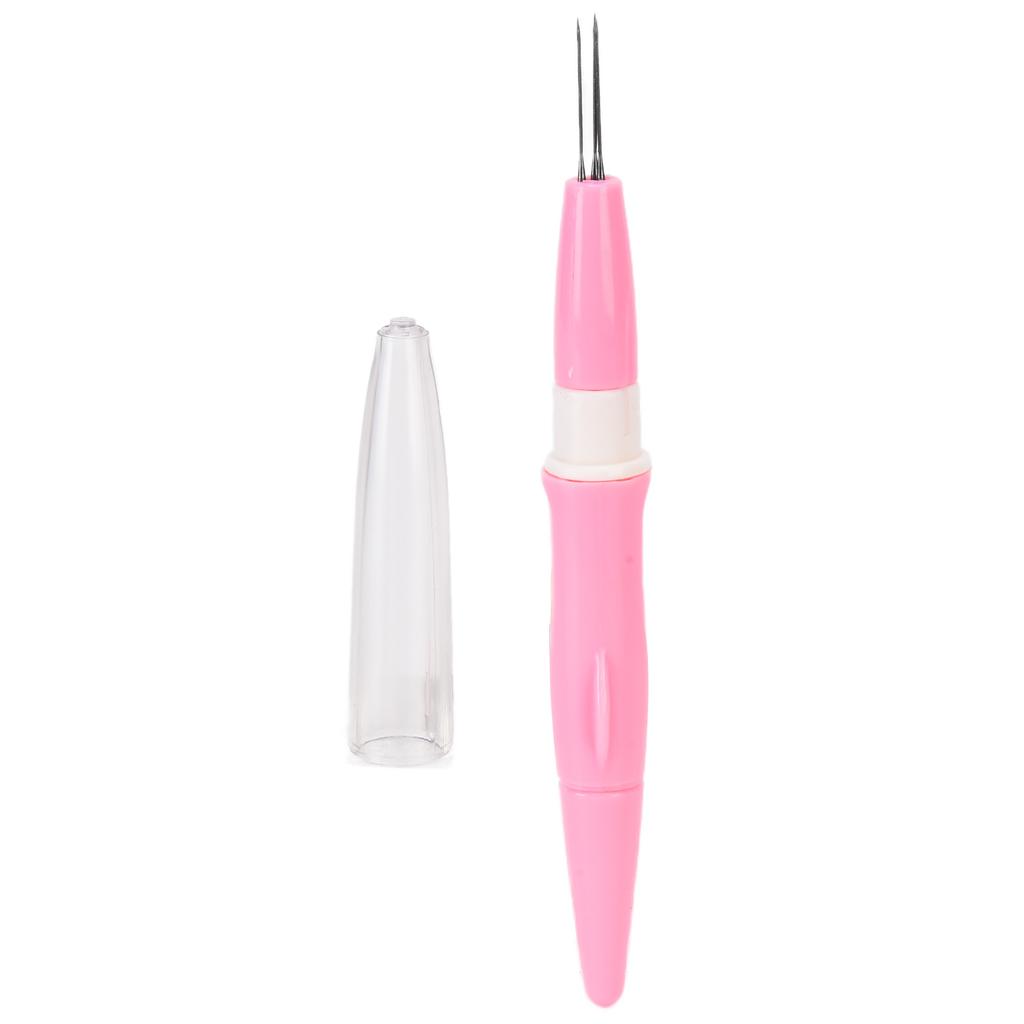 Felting Needles 3 Needles Ergonomically Designed Handle Use Easily Comfortable Grip DIY Felting Needles for HomePink