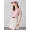Betu Women's High-Waist Pleated Denim Mini Skirt