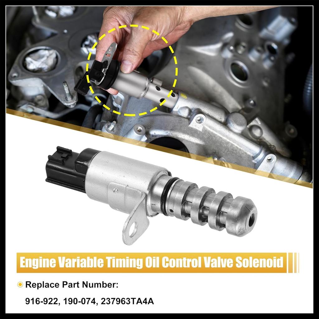 916-922 Camshaft Engine Oil Control Variable Valve Timing VVT Solenoid for Nissan Altima 2013-2017 for Nissan Rogue 2014-2019 237963TA4A Durable