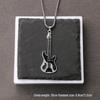 Korean Hip Hop Guitar Necklace: Men's Drip Oil Pendant with Rock Style Musical Charm