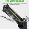 Portable Fold LED Flashlight 7 Modes Multifunctional Strong Magnet COB Work Light USB Charging Emergency Outdoor Camping Light