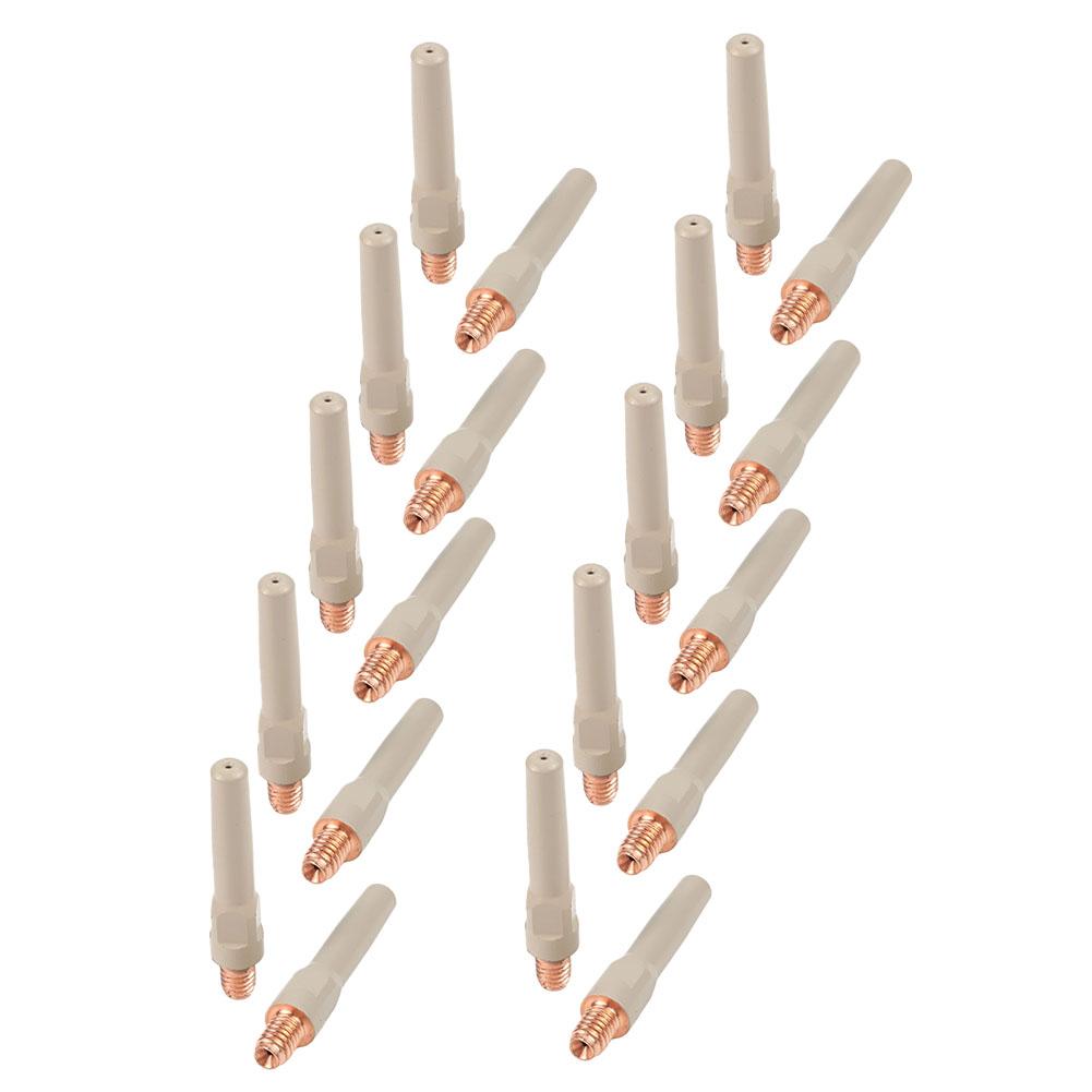20PCS Non-Stick Coating Welding Tips Welding Torch Accessory For 15AK 45*0.8mm Welding Repair Accessories