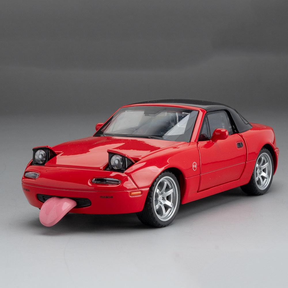 1:Měřítko 32 MX5 RX7 Model Hračka Auto Kovový Odlitek Otevírací Dveře Stahovací Simulace Superauta Modely Dětské Dárky Sběratelské