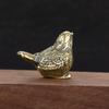 Antike Reines Kupfer Spatz Kupferornamente Lustiger Vogel Teehaustier Dekorationen Messing Antiquitäten Heimfiguren & Miniaturen