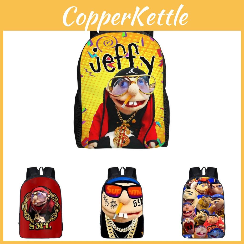 Jeffy Woodyotime Sml Cute Cartoon Pattern Children Large Backpack Capacity