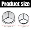 ABS Car Wheel Center Hub Caps 4PCS 56MM 60mm 75MM For Mercedes Benz AMG W203 W206 W220 W205 W211 GLA GLC Emblem Tire Rim CoversA