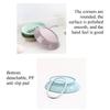 Oval Soap Dish with Drainage Slots Durable Plastic Construction Easy to Clean Compact Design Suitable for Bathroom and Kitchen Use