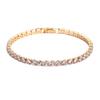 Men's and Women's Bracelets Hip-hop 4.0 Micro-inlaid Zircon Bracelets Best Selling Bracelets Tennis Bracelets.