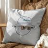 Fashion Golf MALBON Square Double-Sided Printed Pillow Case Sofa Cushion Cover Bedroom Bedside Decor