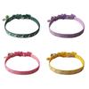 New Pet Dog Collar with Star Moon Pattern Gold Plated Buckle and Bell for Cats Dogs Dog Harness and Leash Set Dogs Accessoires