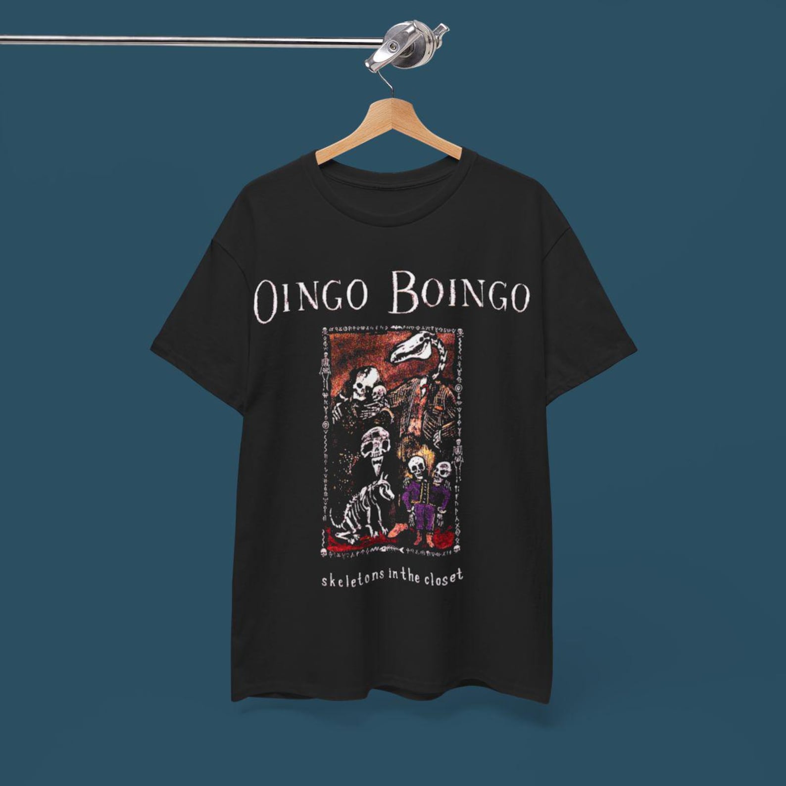 Oingo Boingo Band T shirt - 80s New Wave Electronic Music XL