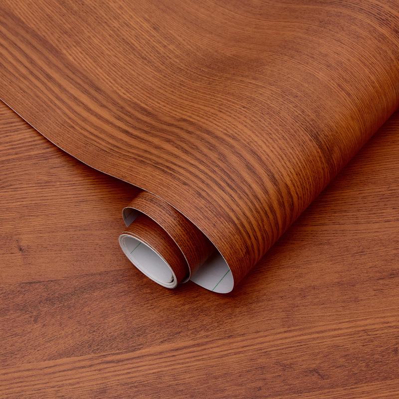 Selbstklebende Tapete mit Massivholzmaserung für Möbel- und Schrankrenovierung