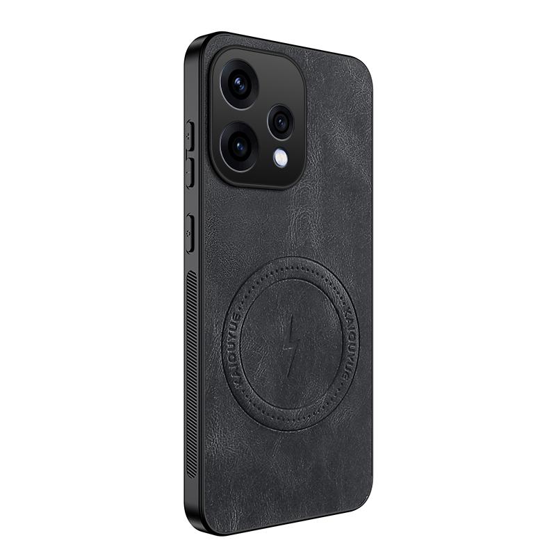 Pro Oppo Reno15c 5G (Čína)/Oppo Reno15 5G (Globální) Magnetické pouzdro WANLONFENG SD1 Series Nappa Textura PC TPU Kryt na telefon