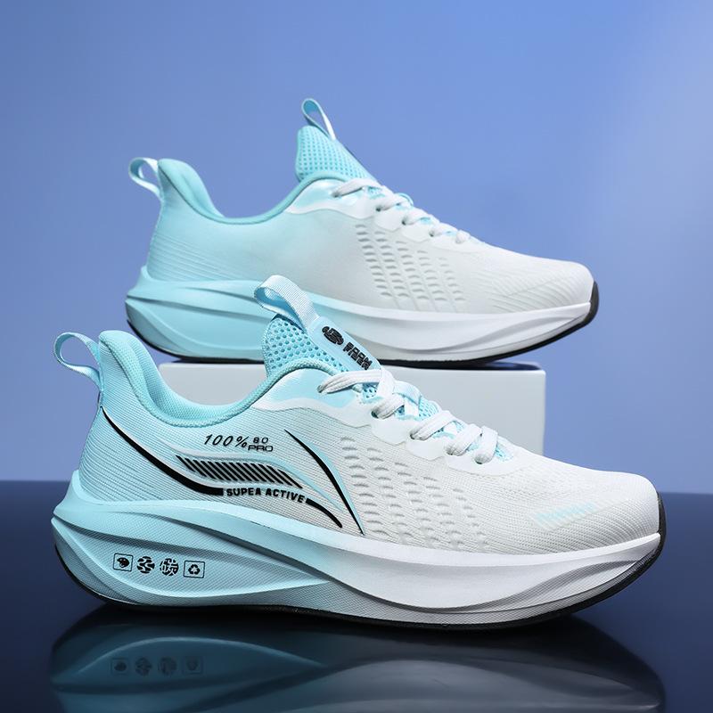 

2025 new ultra-light mesh breathable racing running shoes men s shock absorption and non-slip student casual jogging sports shoes tide 39