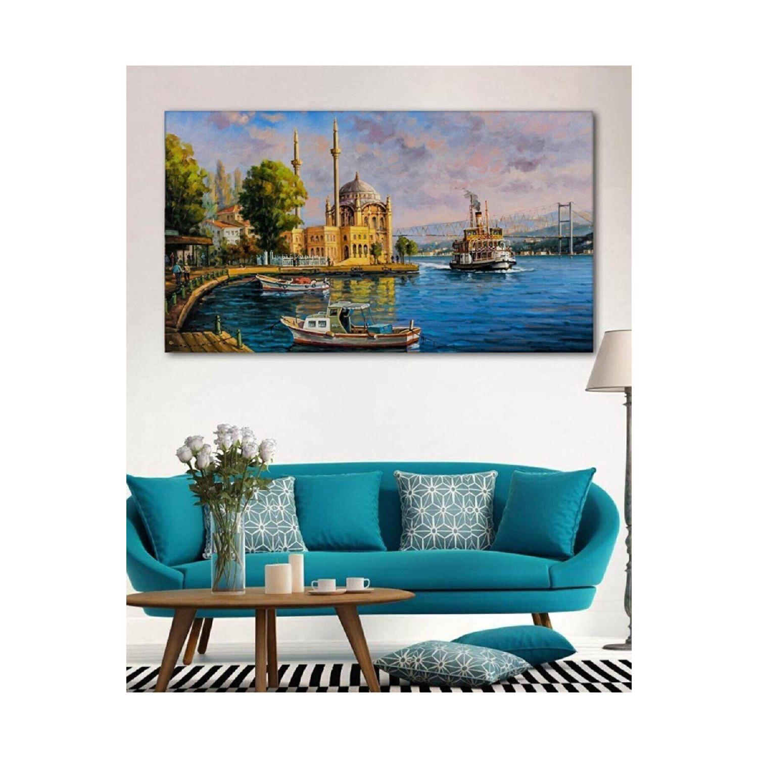 

Стамбульський пейзаж. Ілюстроване полотно для декору стін 40 x 60