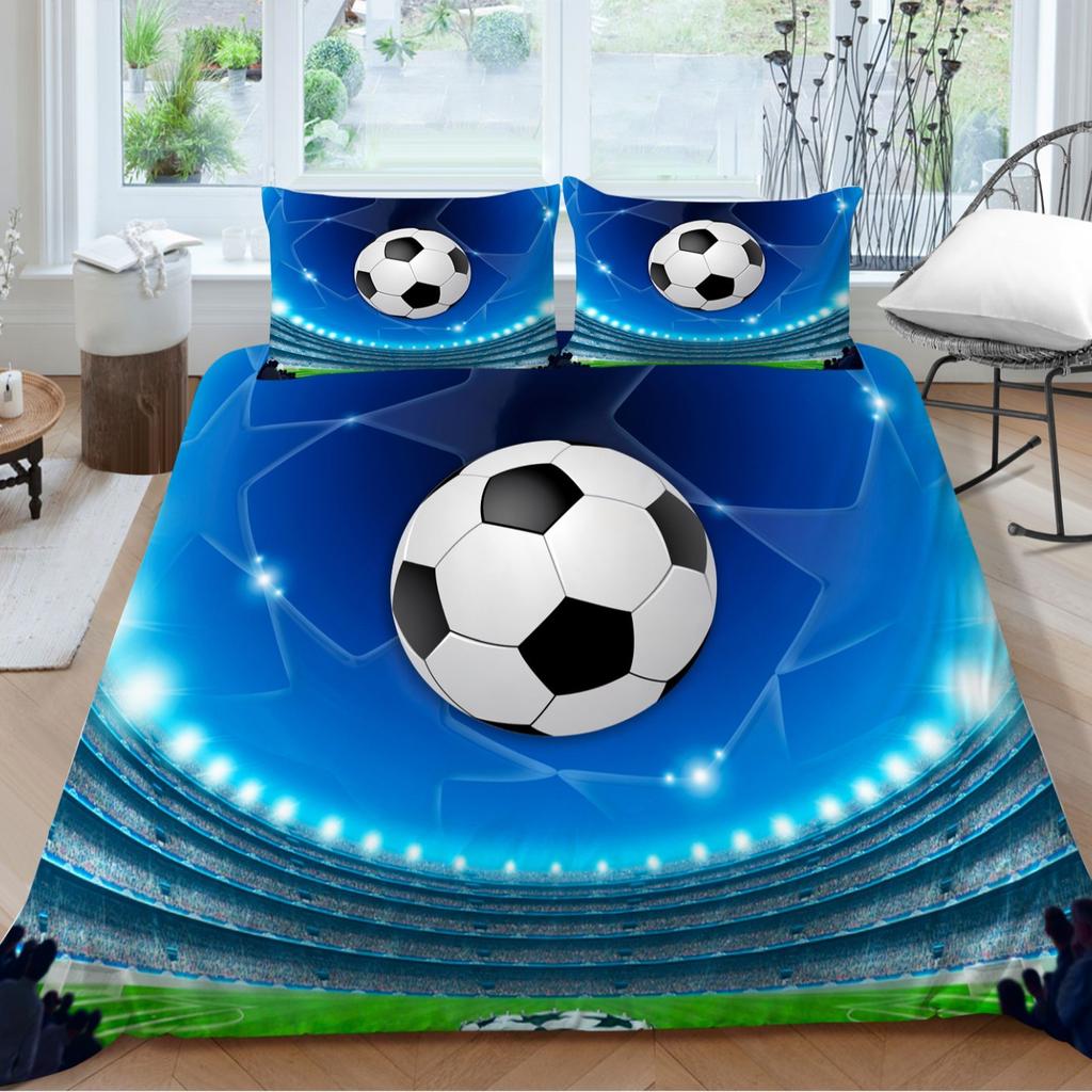 Football Series Bedding Two Or Three-Piece Sports Wind 3D Digital Printing Polyester