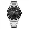 Luxury Business Watch Sports Quartz Clock Luminous Calendar Watches for Man Stainless Steel Waterproof Wristwatch