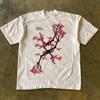 Y2K Retro Kawaii Gotycki T-shirt z Graficznym Nadrukiem Dopasowany Krój Styl Harajuku Krótki Rękaw Modne Streetwearowe Topy Dla Kobiet