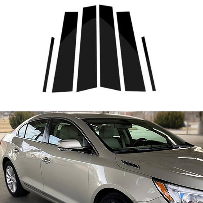 Car Window Decorative Cover Center Film Pillar B C Pillar Sticker Automotive Parts for Buick Lacrosse 2010-2016