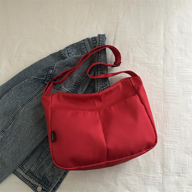 Nylon Cloth Women's Bag 2025 Summer New Women's Shoulder Bag Street Trend Casual Bag Anti-splashing Messenger Bag