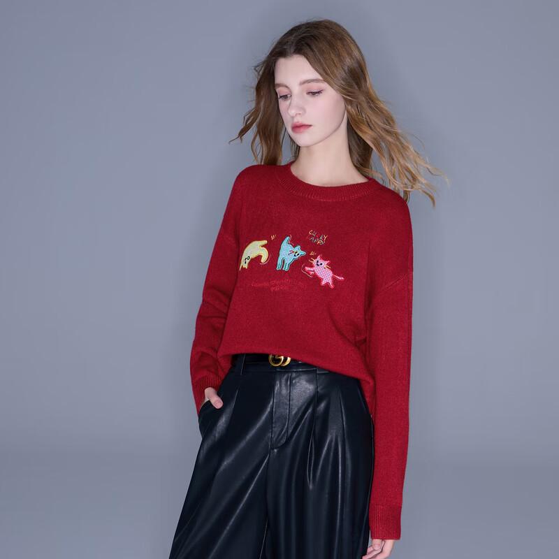 Sancai 2025 Autumn Fun Knit Sweater