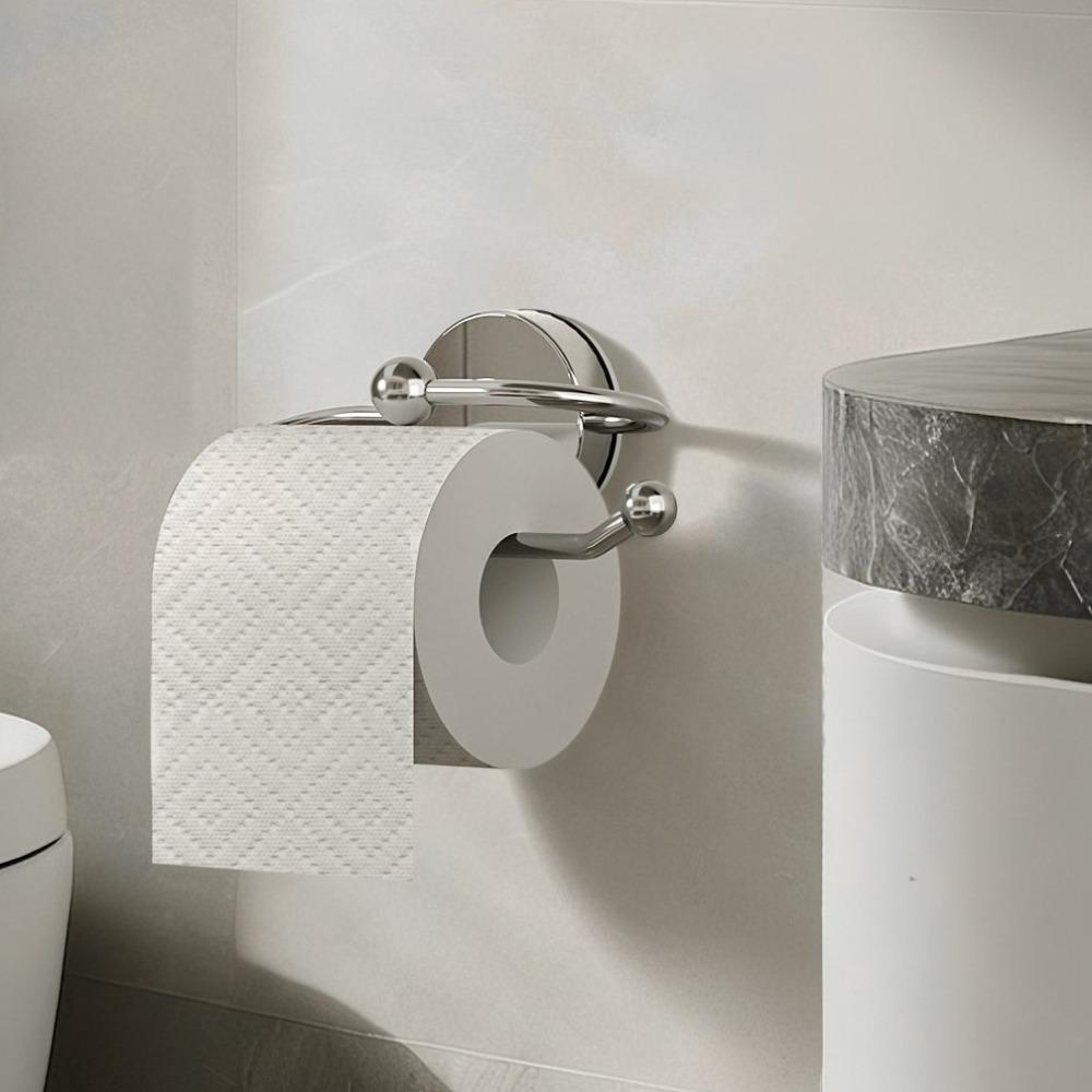 with Suction Cup Bathroom Tissue Holder Stainless Steel Roll Holder Toilet