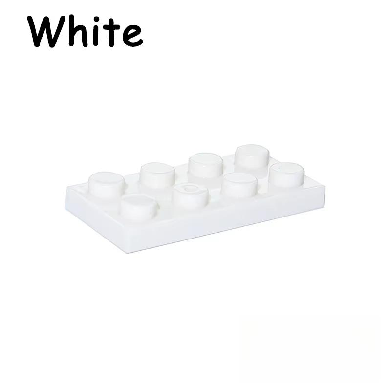 50/100PCS 2x4 Dot 2*4 Plate 3020 MOC Assemble Particles DO IT YOURSELF Construction Bricks Figures Blocks Learning Creativity Toy ideal for Kid