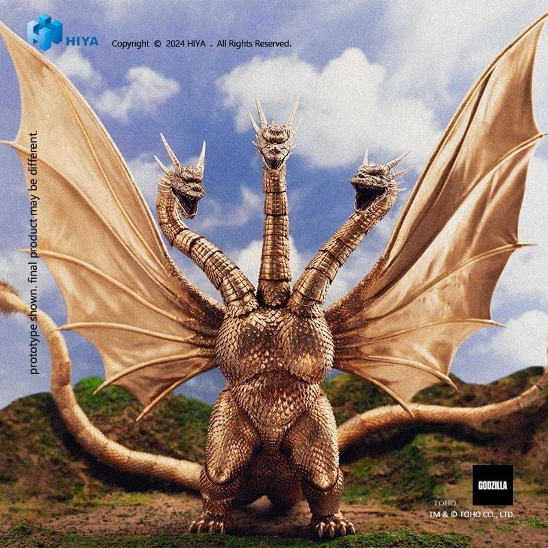 HIYA TOYS Exquisite Basic Godzilla Series King Ghidorah 1991 Movable Action Figure Painted Finished Product