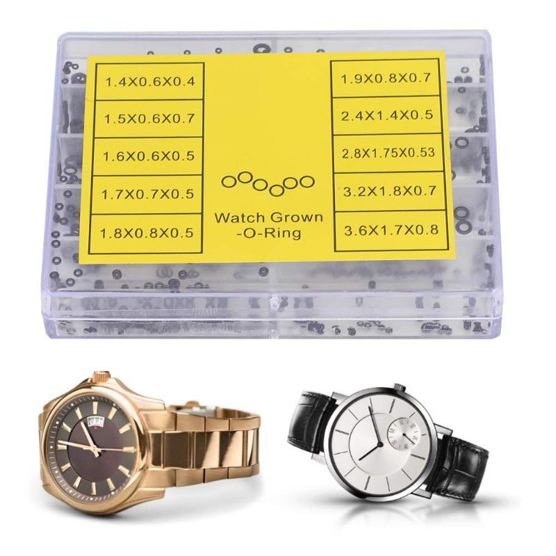 Mini Rubber O-Ring Watch Crown Waterproof Watch Back Cover Gaskets Watch Repair Tool Accessories Waterproof Washer O-Ring