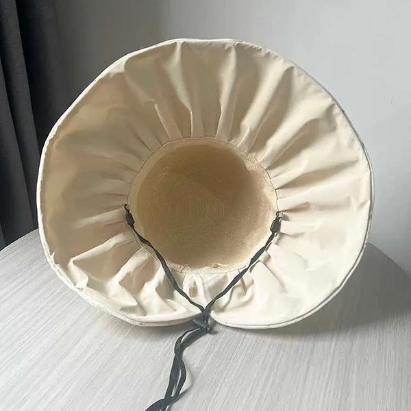 WTEMPO Bow Tie Women's Sun Protection Spring and Summer Printed Breathable Sun Hats, Beach Patchwork Bucket Hats