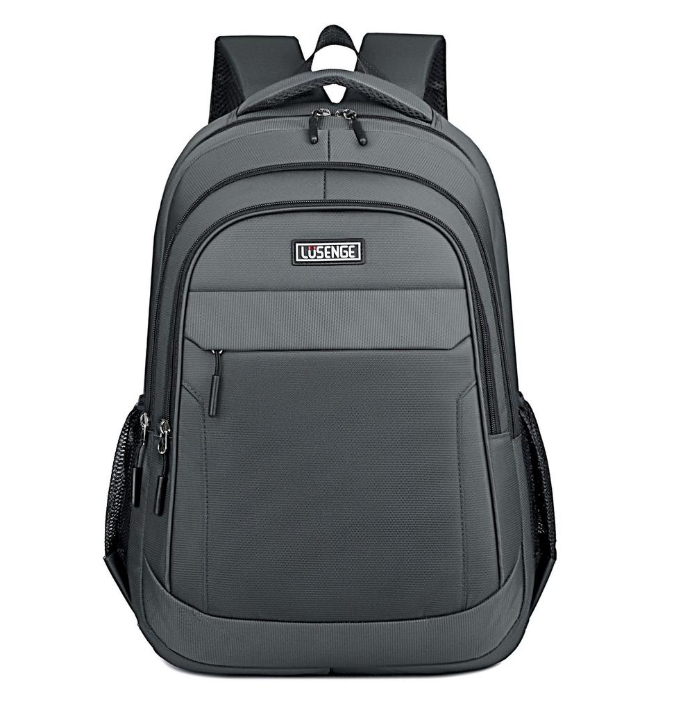 Schoolbag New Backpack Men's Large Capacity Backpack Water-proof Business School Bag Student Oxford Cloth Backpack