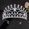 Bridal Baroque Large Crown Rhinestone Hair Accessories Queen Luxury Crown Wedding Headdress Accessories Headband