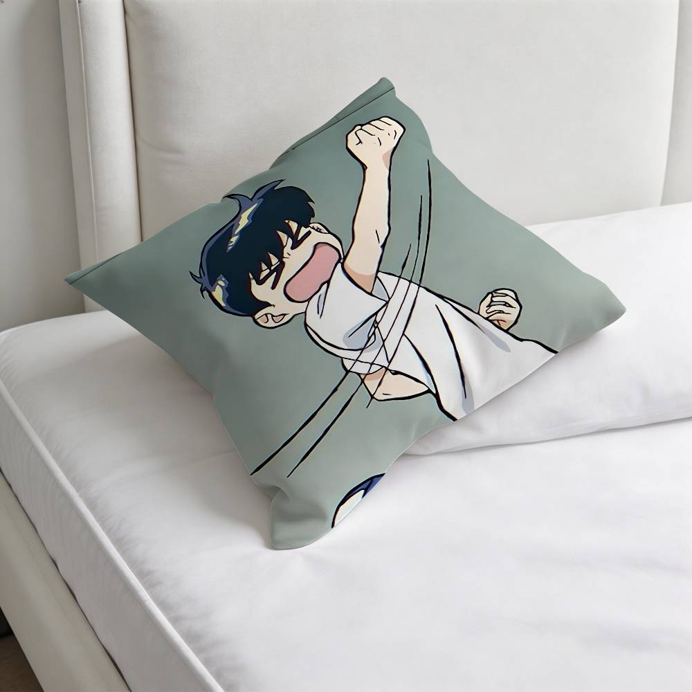 Go For It Nakamura Aiki Hirose Decorative Square Pillow Cover Modern Cushion Case for Living Room Bedroom