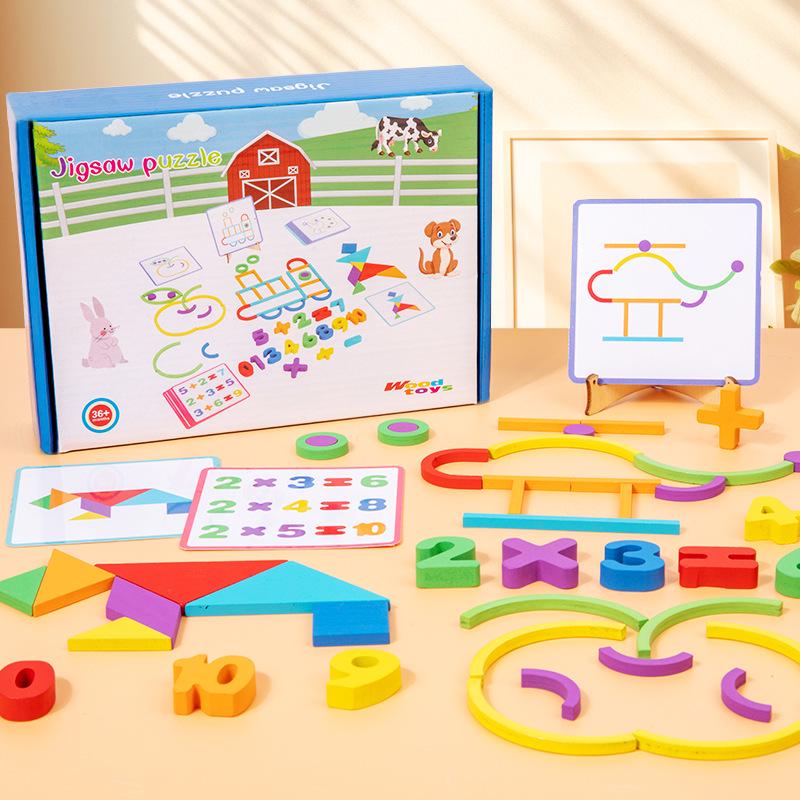 Kids Creative Tangram Puzzle: Educational Logic and Building Blocks for Early Learning
