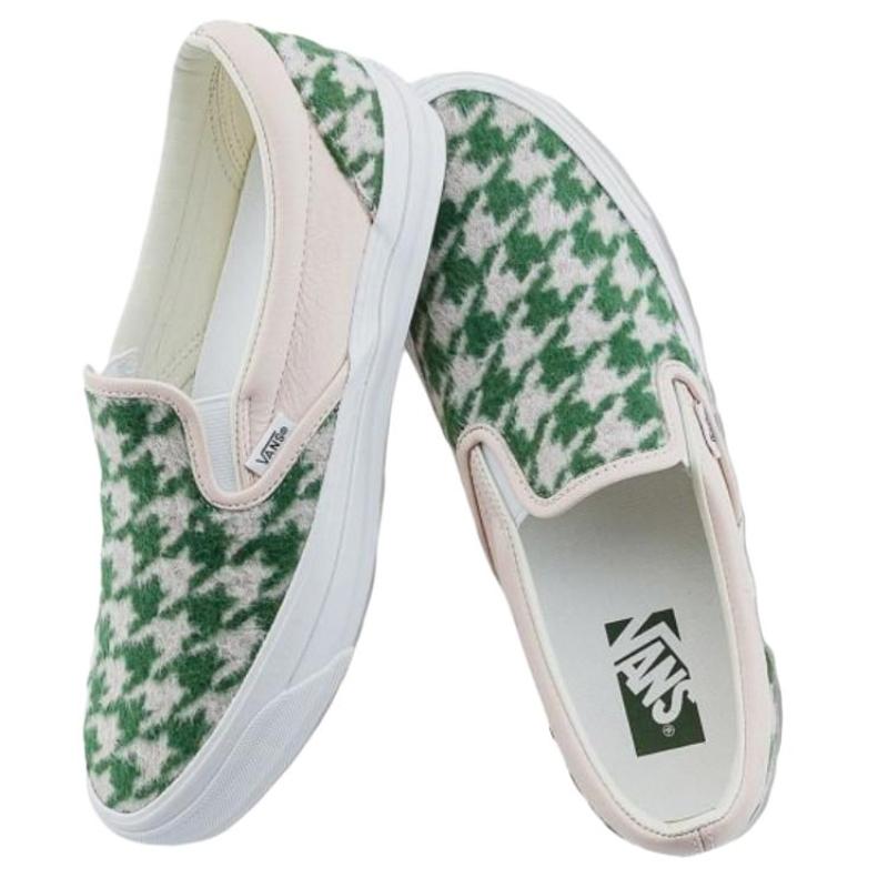 Vans Premium Slip On 98 'Houndstooth Pack Blush Pink' Sneakers VN000CSEYWC