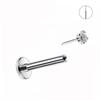 10 Stück Ohrstecker Gewindelose G23 Titan Nase PIERC Push Pin Labret Lippenringe Ohrringe Knorpel Helix Piercing Schmuck