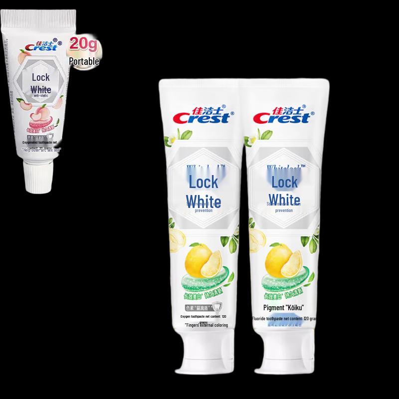 Crest Dual-Color Whitening Toothpaste Multi-Flavor Pack