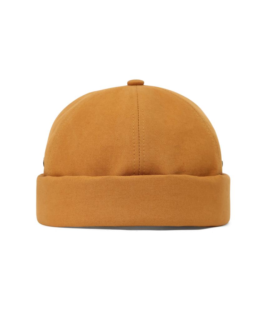 Eondeokeonteulol Vintage Cotton Brimless Cap Mold Cap / Vntg / Mustard