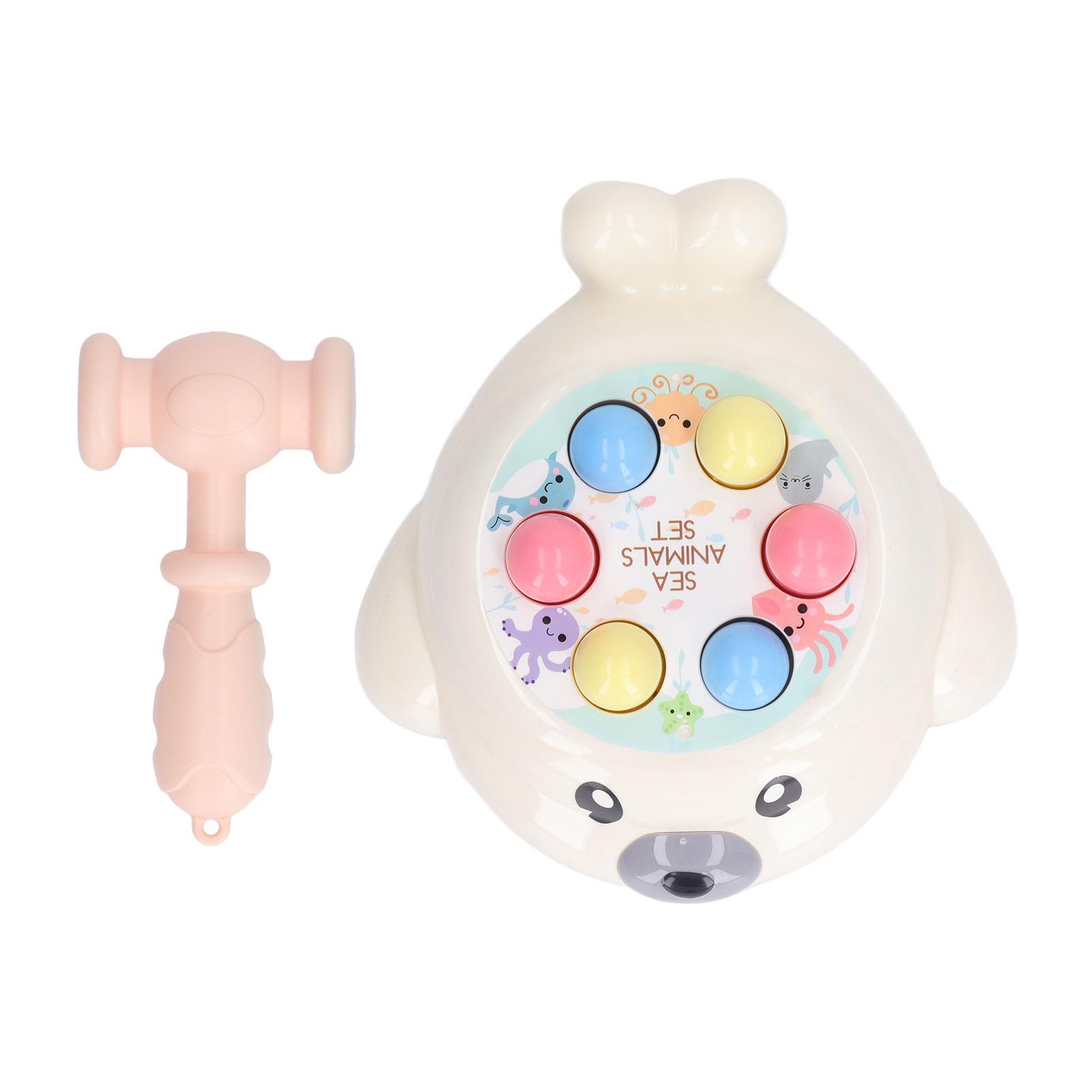 

Whack Game Toy Early Educational Learning Shape Colorful Baby Hammer Toy for Infant