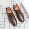 Fashion Autumn Winter Texture Simple Comfortable Lightweight Non-slip Men's Vintage Leisure Men's Luxury Business Office Oxford Shoes