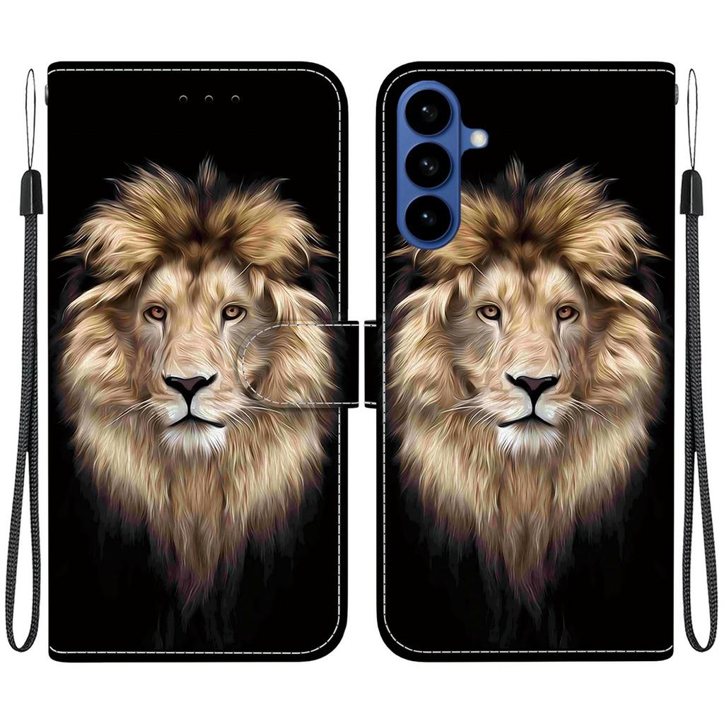 For Samsung Galaxy A57 5G Case Pattern Printing Leather Flip Wallet Phone Cover with Lanyard
