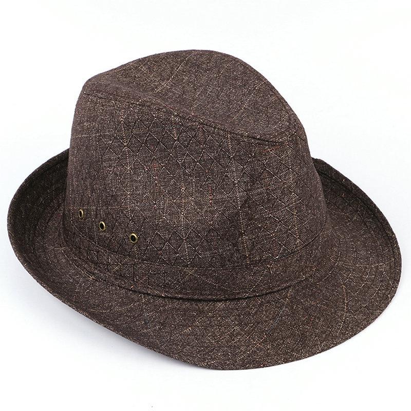 Top Hat Men Middle-aged and Old Men's Jazz Hat Thickened Hat Trendy Sports Outdoor Hat