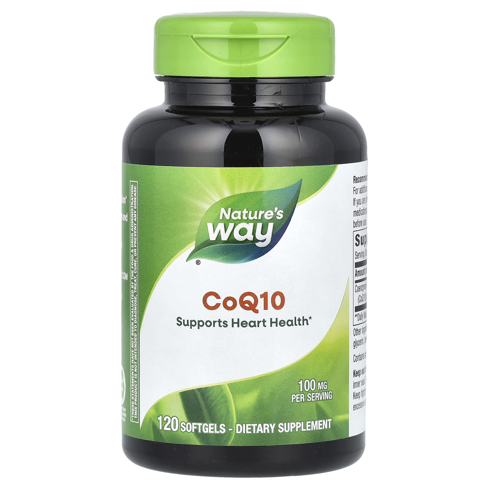 

Nature s Way, CoQ10, 100 мг, 120 м яких капсул