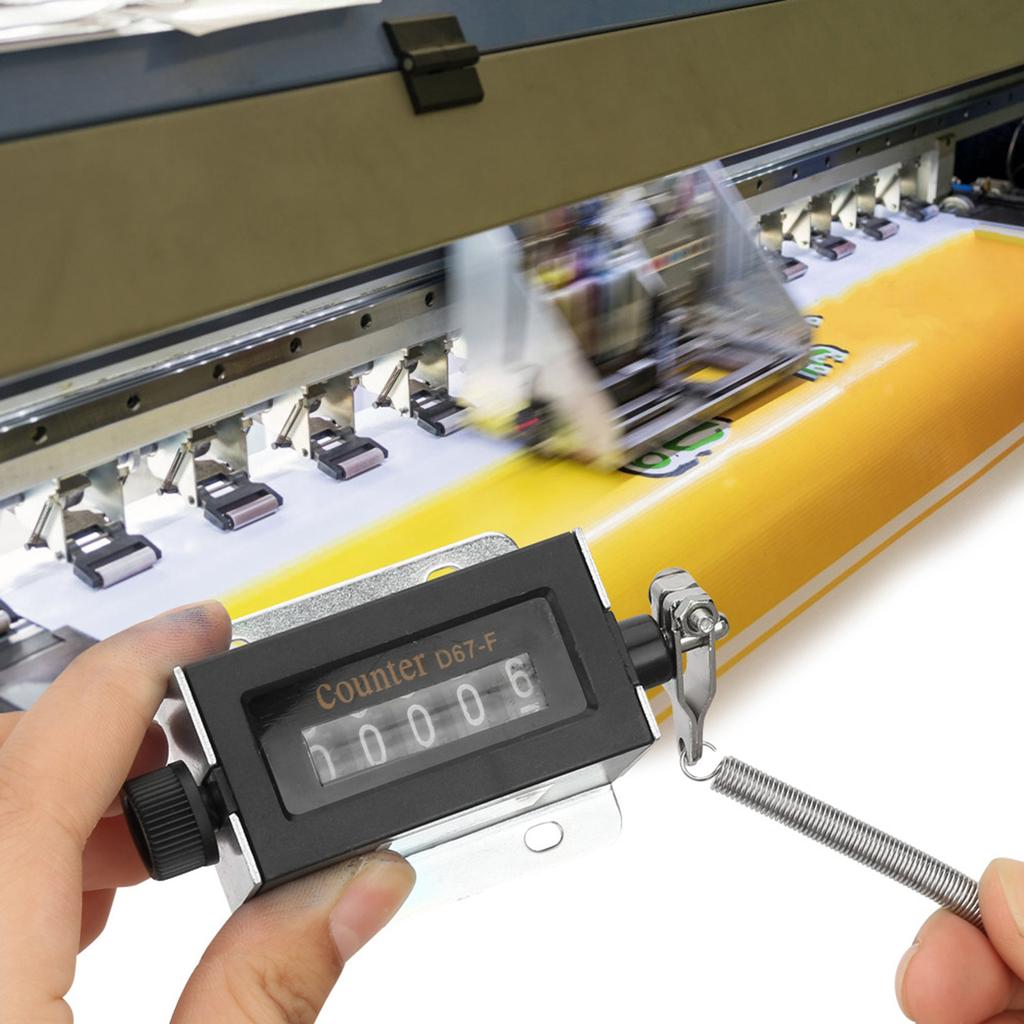 D67F číslicový mechanický resetovatelný ruční ruční tahový čítač zdvihů
